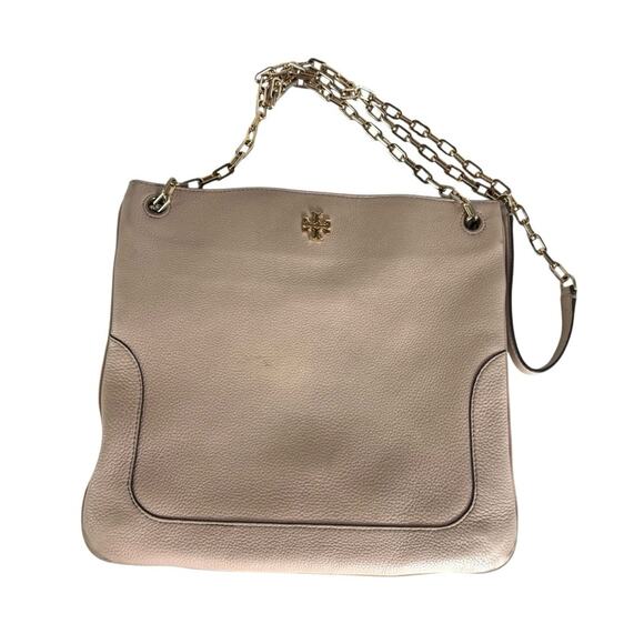 Tory Burch Pink / Beige Chain Strap Marsden Swingpack Crossbody Handbag